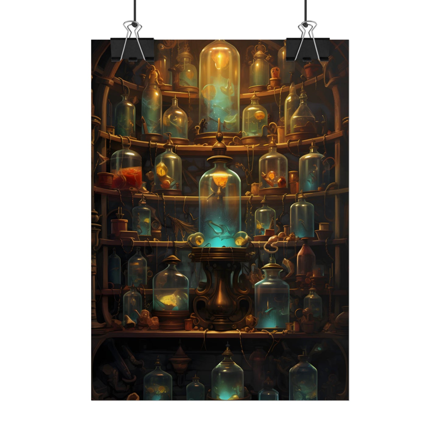 Lab Curiosities: Mysterious Research Space Artwork - Poster