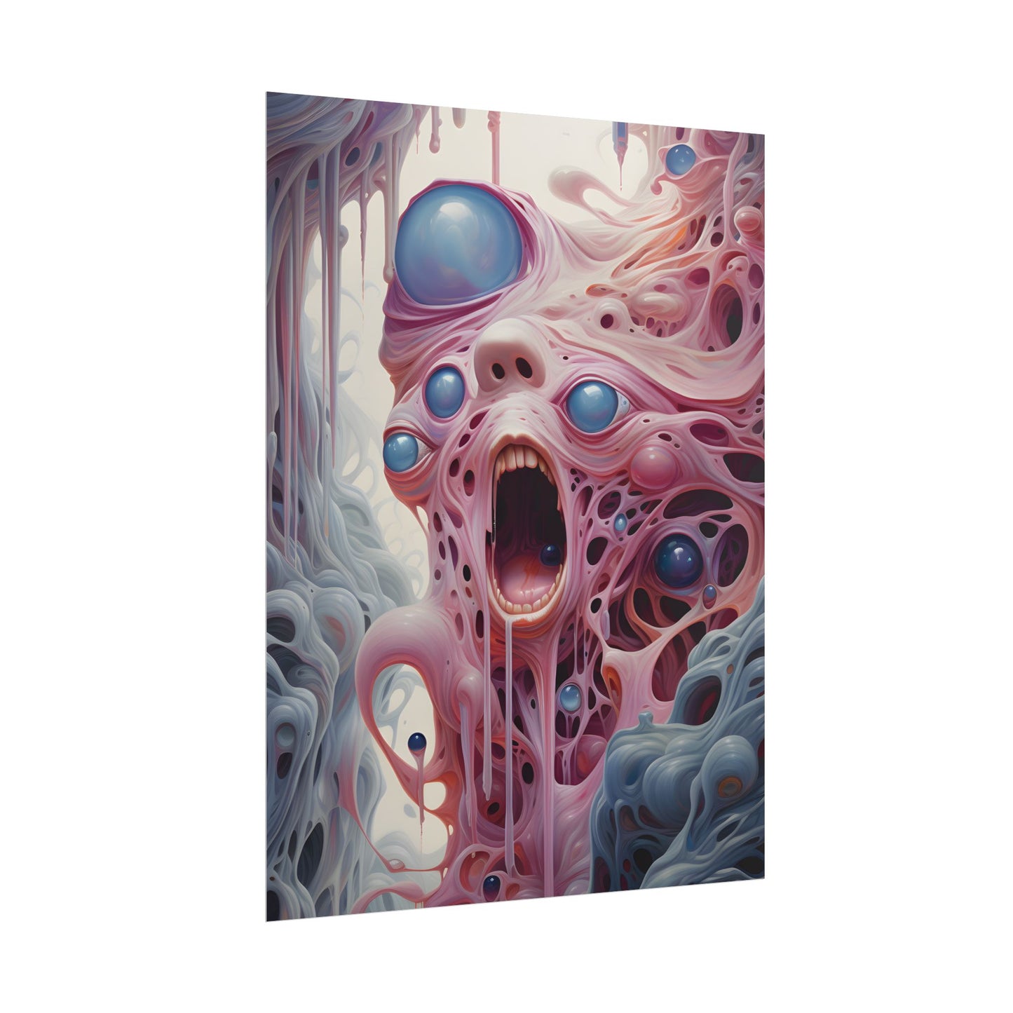 Fabric of Reality: Vibrant Portals and Rifts Artwork - Poster