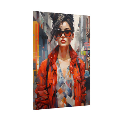 Urban City Style: Fashionista in the City - Poster