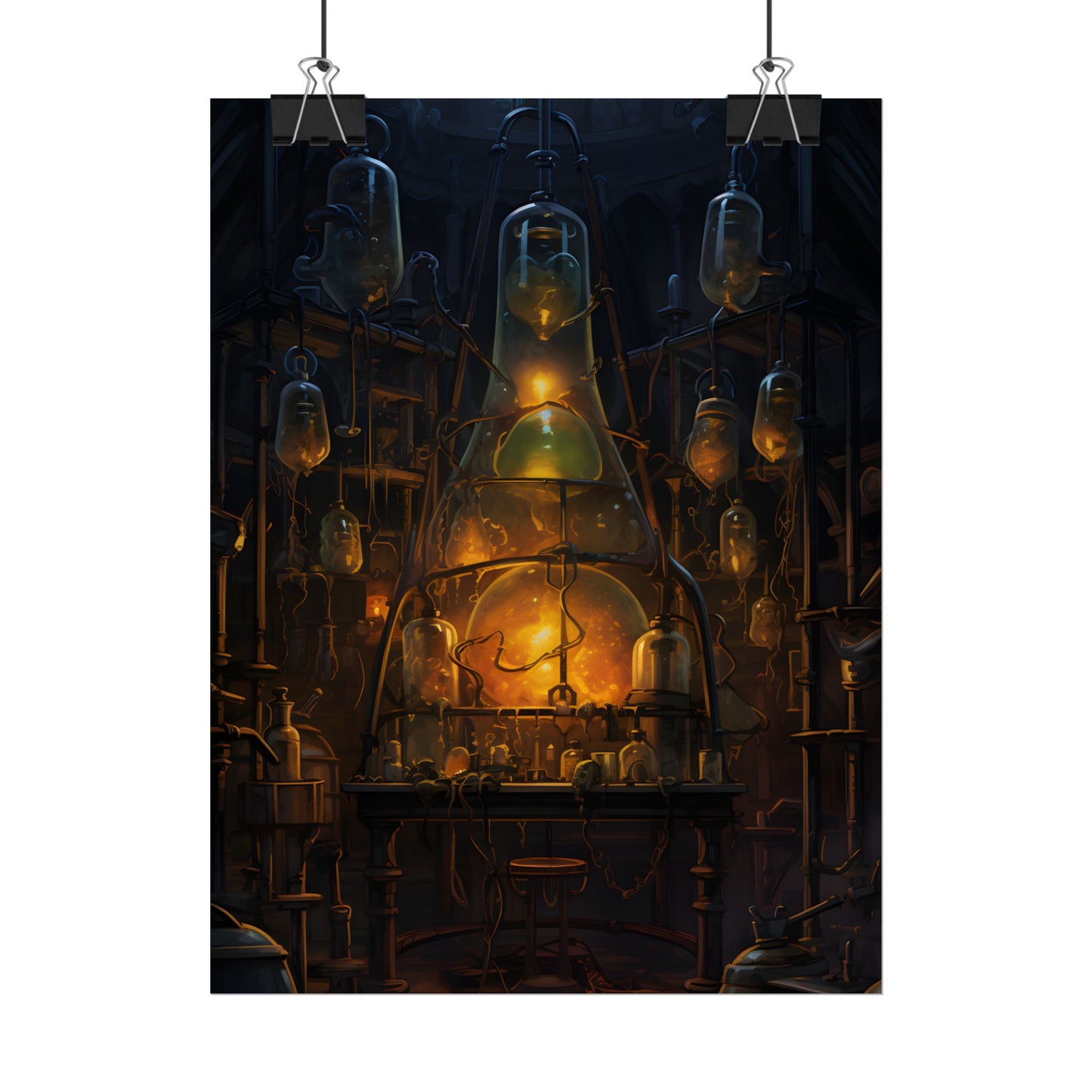 Mysterious Lab: Scientific Secrets in Darkness - Poster