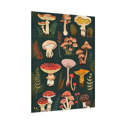 Vibrant Mushroom Poster: 2024 Batch - Poster