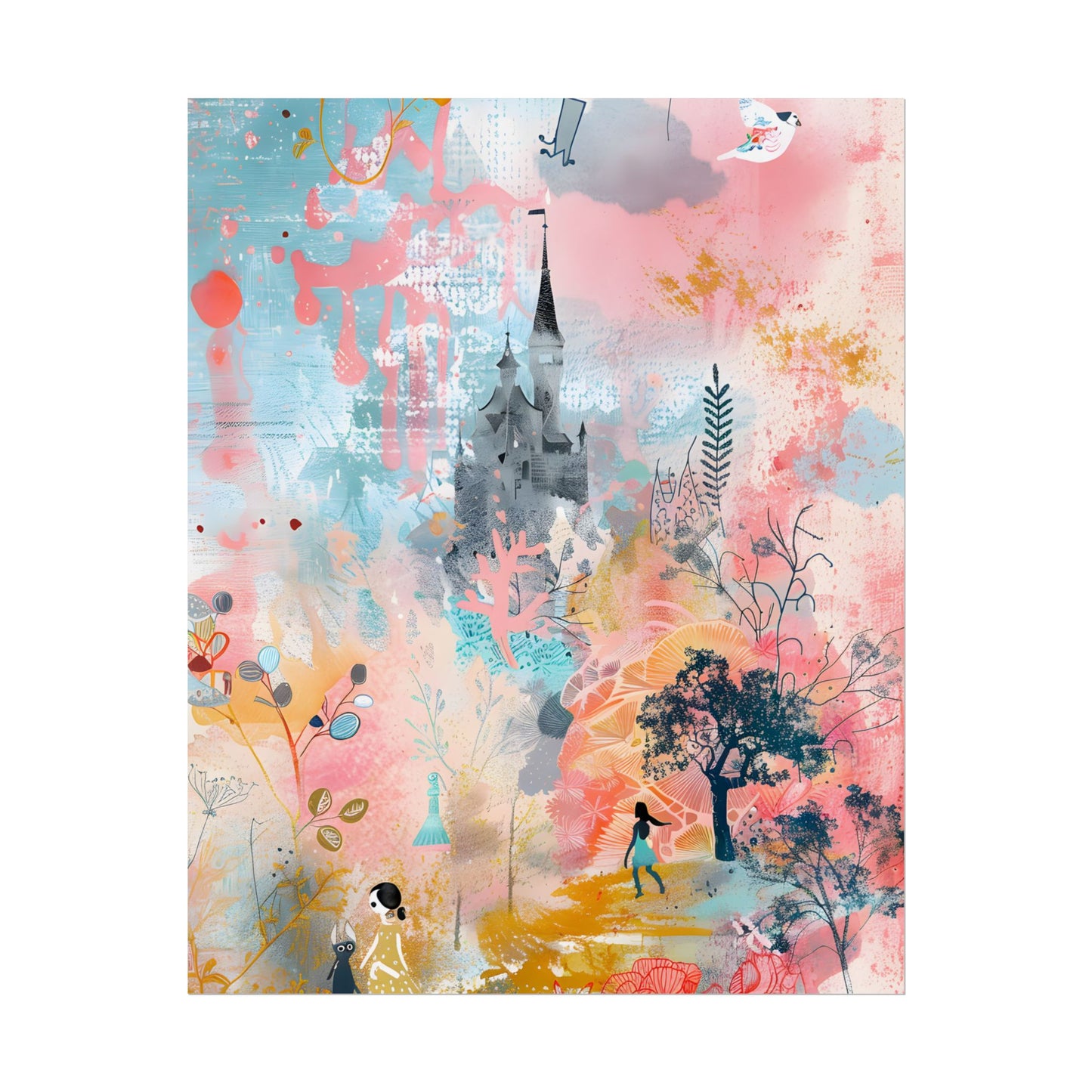Colorful Pop Art Collage: Celebrating Everyday Life - Poster