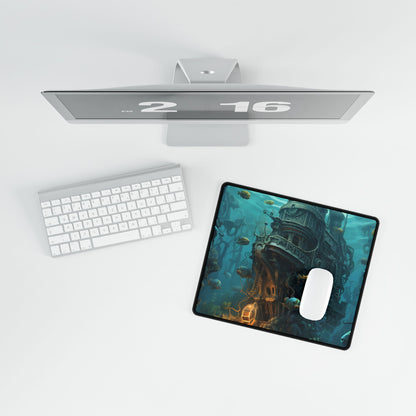 Steampunk Underwater Adventure: Captain Nemos Quest - Desk Mat