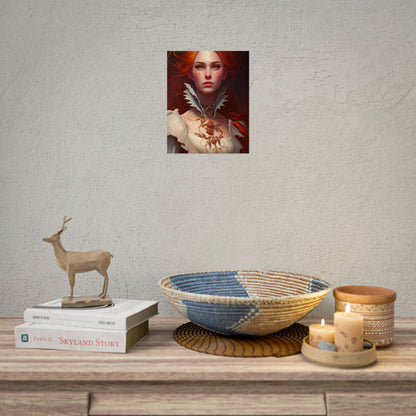 Portrait of a Redhead in Soft Light - Poster