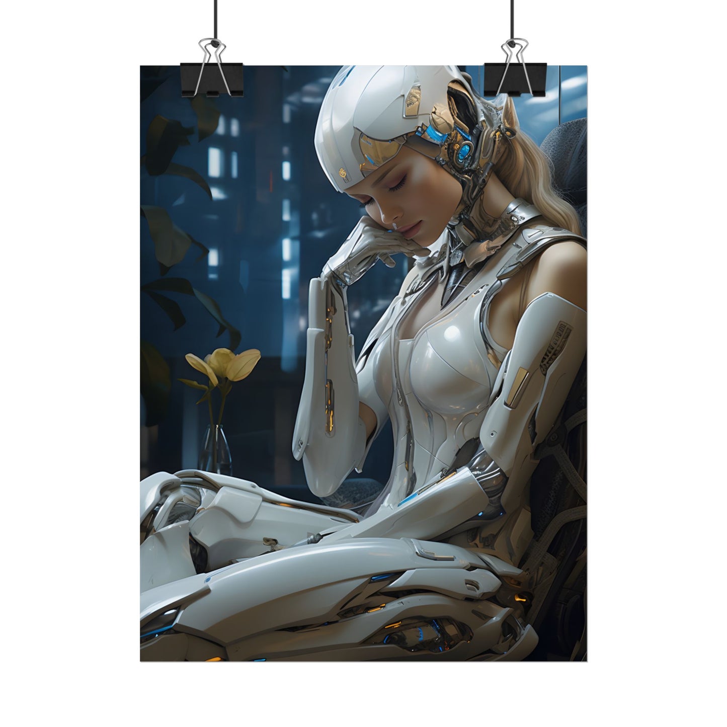 Modern Art Heist: Robot Team in Museum - Poster