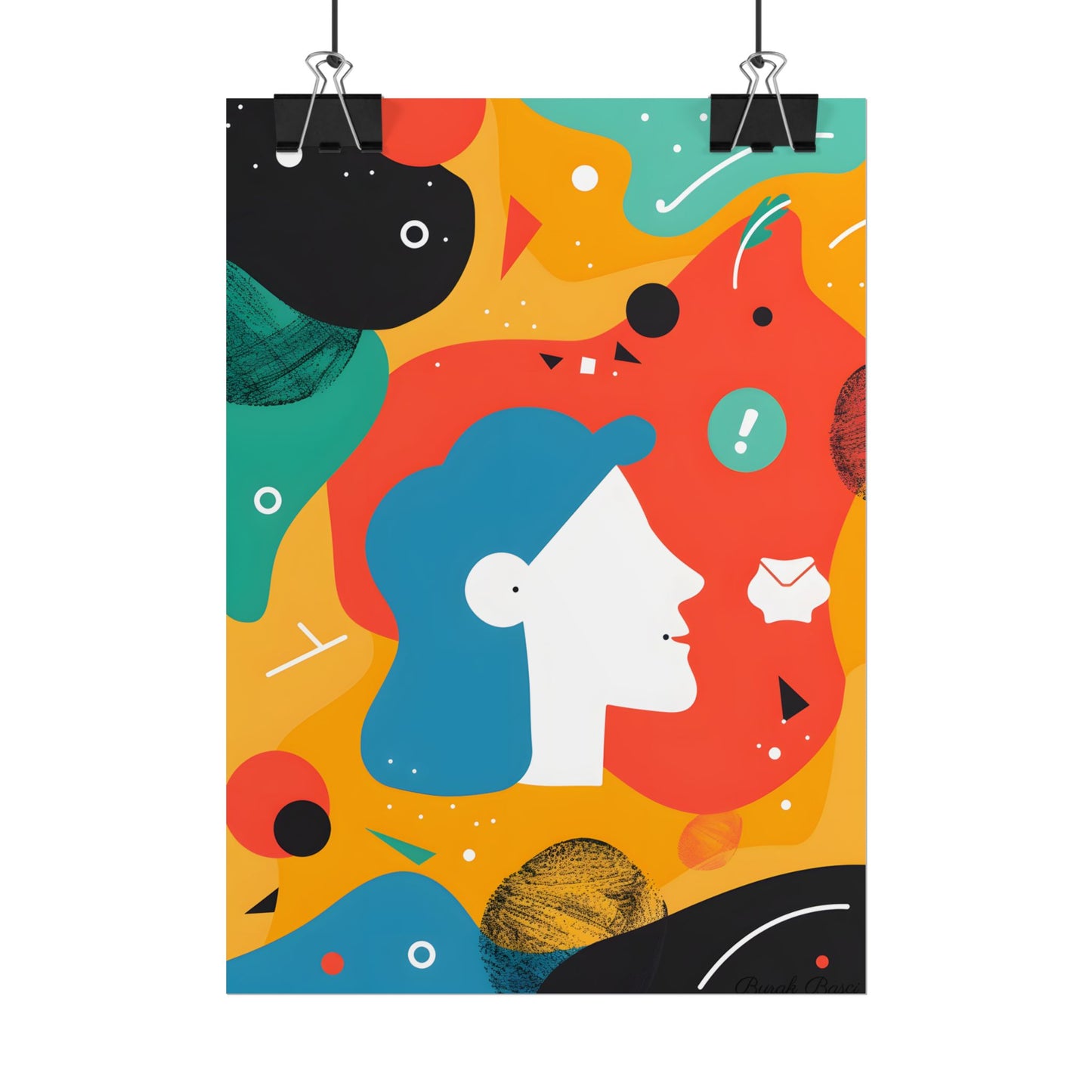 Vibrant Growth Mindset: Colorful Motivation Art - Poster