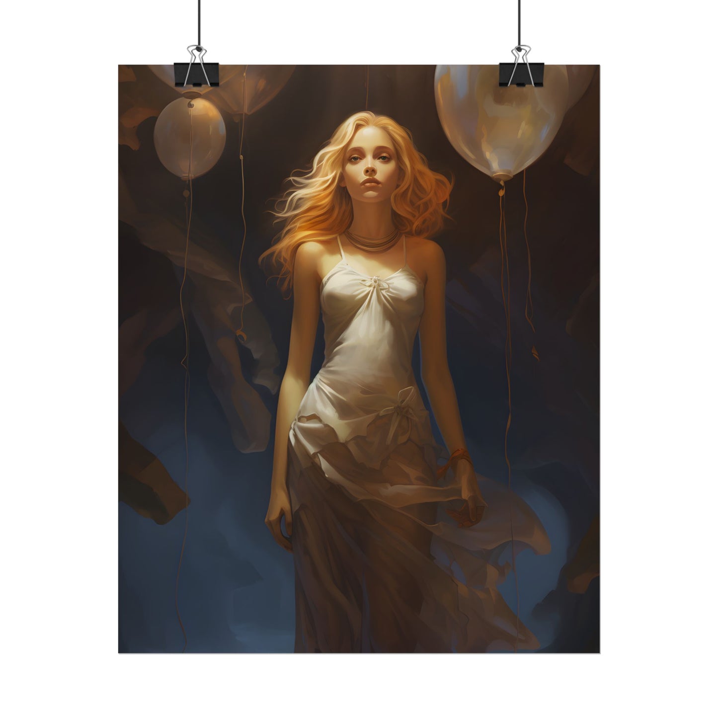 Candid Moment: Person in Nature, Lost in Thought - Poster