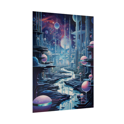 Celestial Art Gallery: Modern Architectural Design - Poster