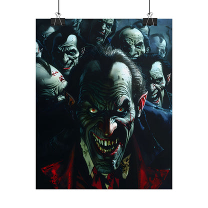 Mischievous Vampires: Gothic Group Artwork - Poster