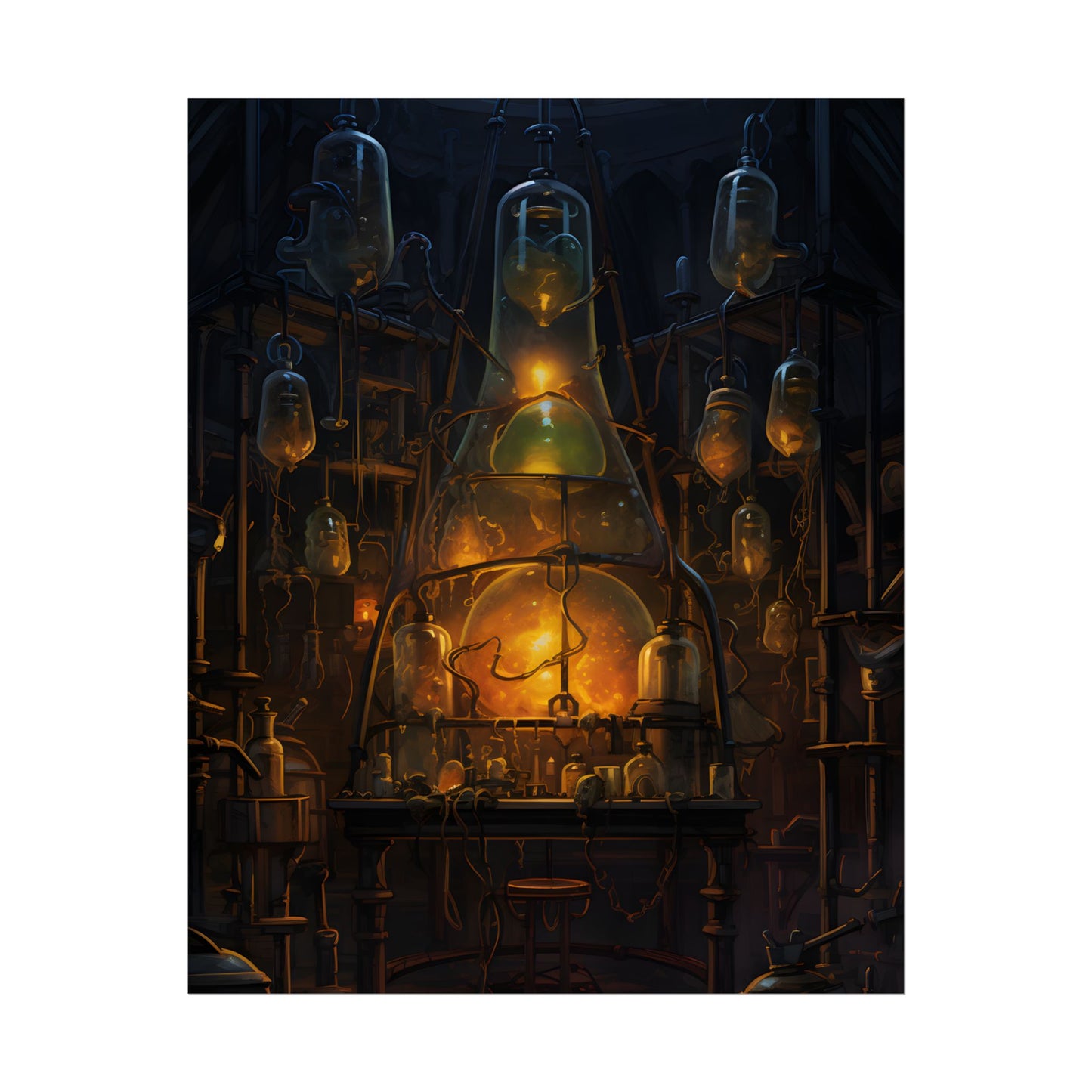 Mysterious Lab: Scientific Secrets in Darkness - Poster