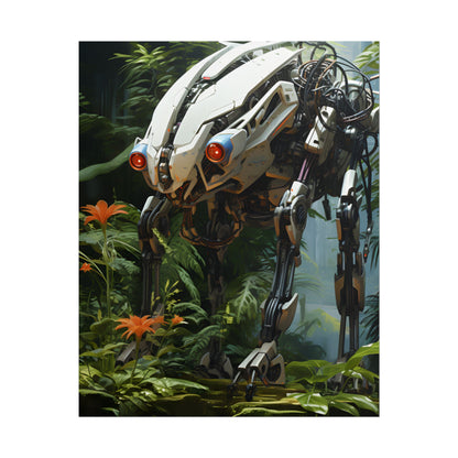 Robotic Wildlife Sanctuary: Harmony in Nature - Poster