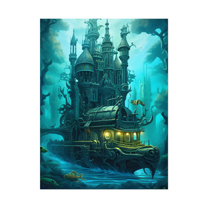 Tidal Quest: Steampunk Depths - Poster