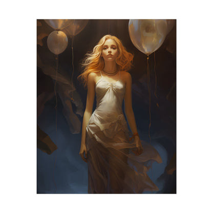 Candid Moment: Person in Nature, Lost in Thought - Poster