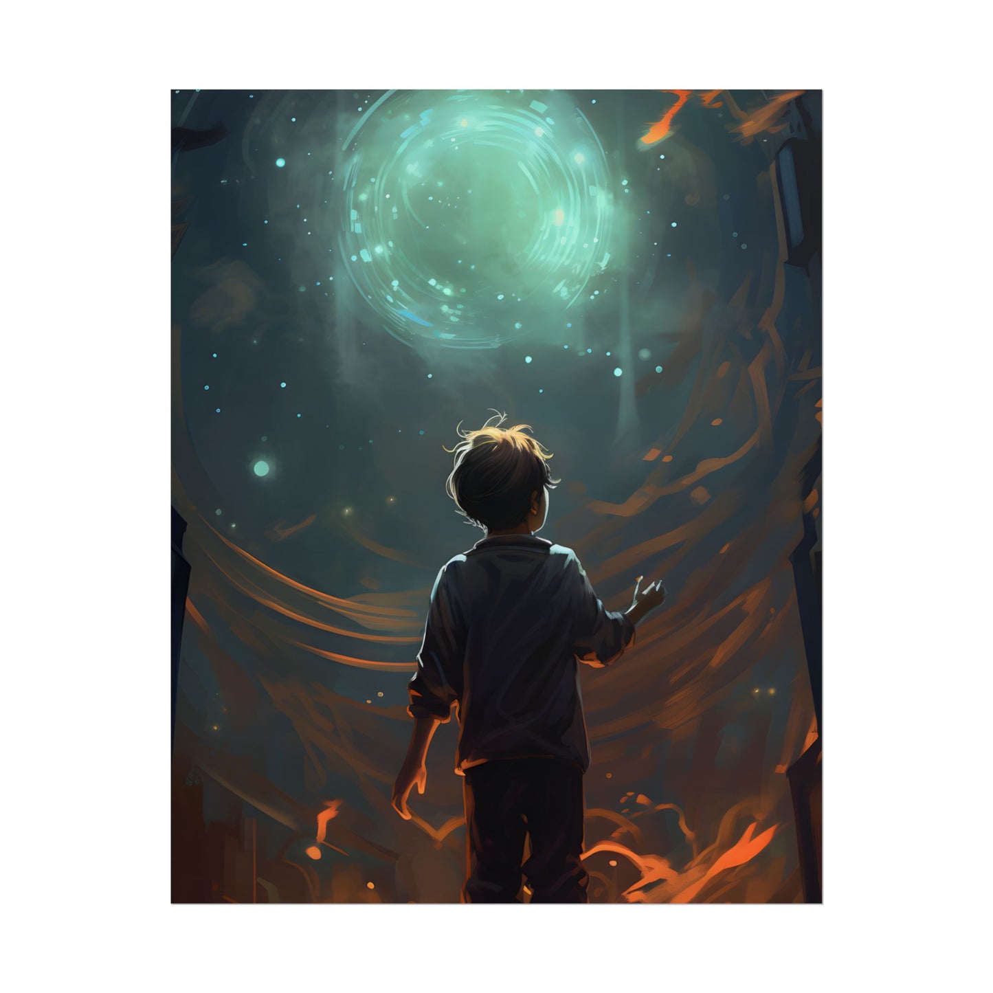 Mobile Life: A Moment in Time - Digital Art - Poster