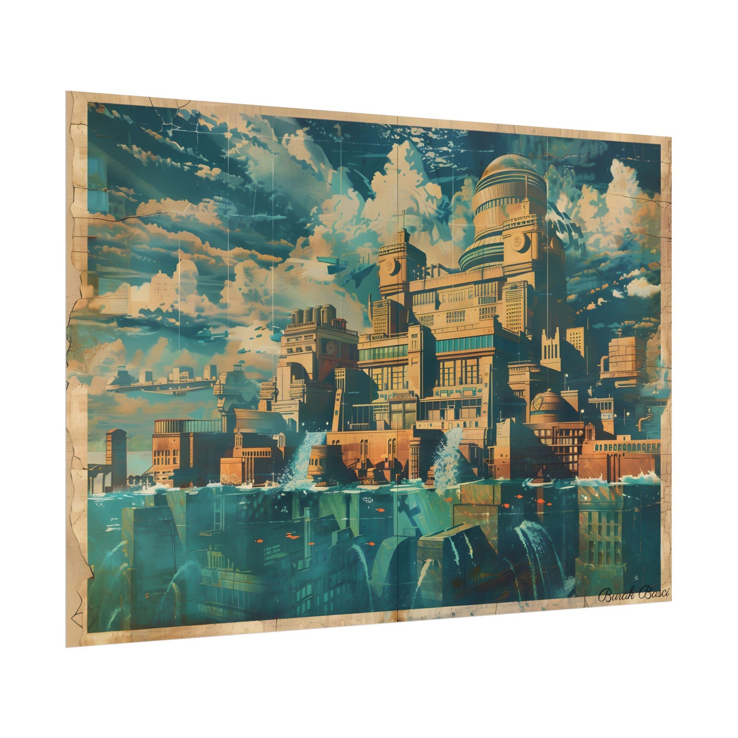 Vintage Travel Poster: Explore The Underwater Destination - Poster