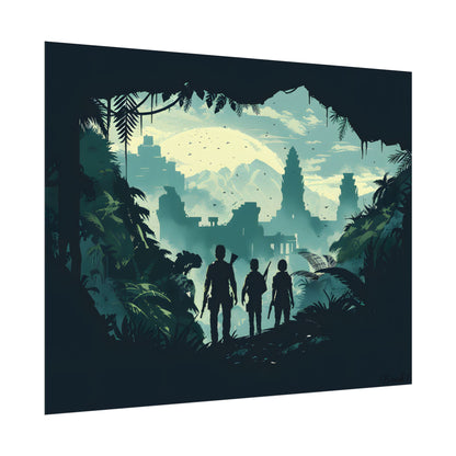 Adventurous Pair: Heroes by Side - Poster