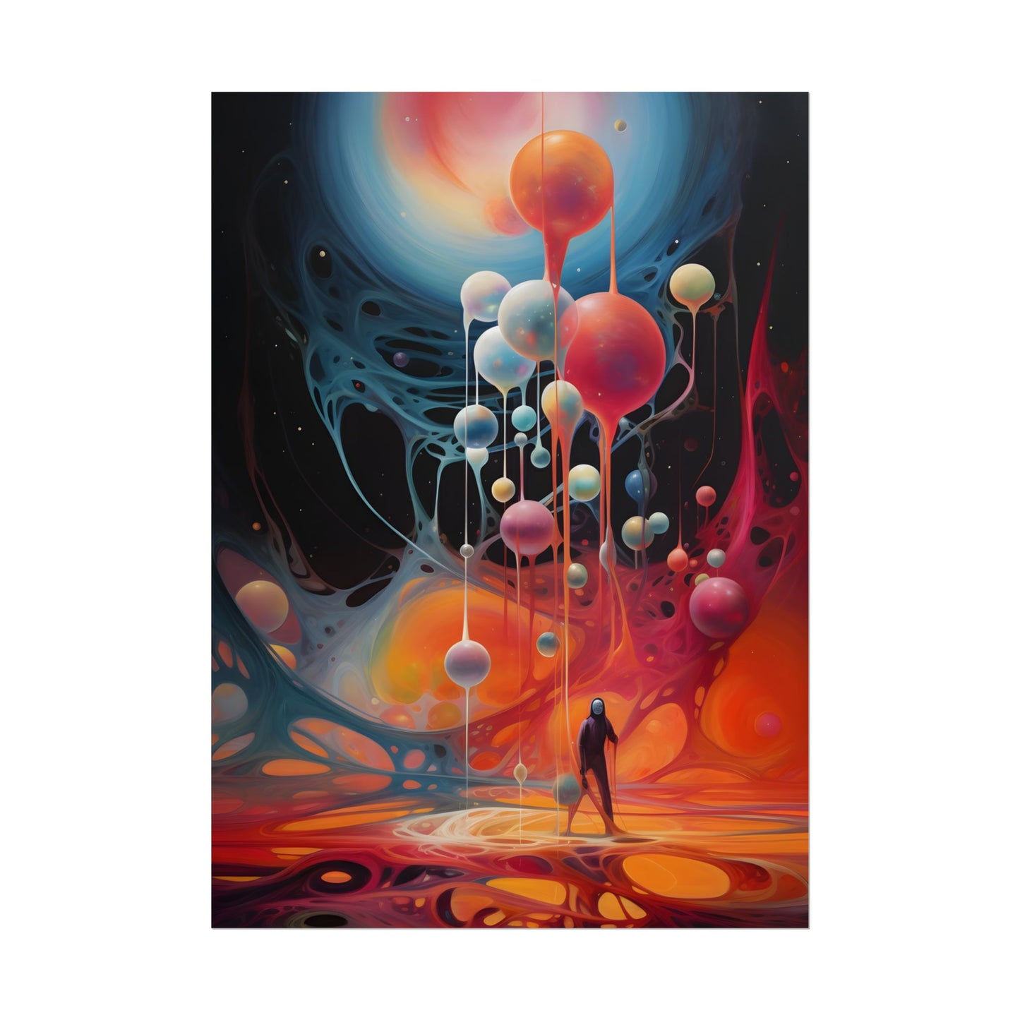 Cosmic Art Gallery: Enchanting Celestial Realm - Poster