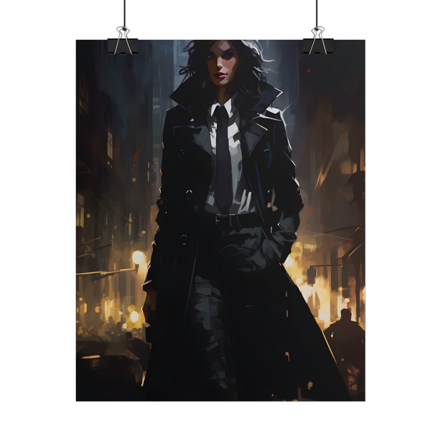 Urban Fantasy Detective: Mystery in City Streets - Poster
