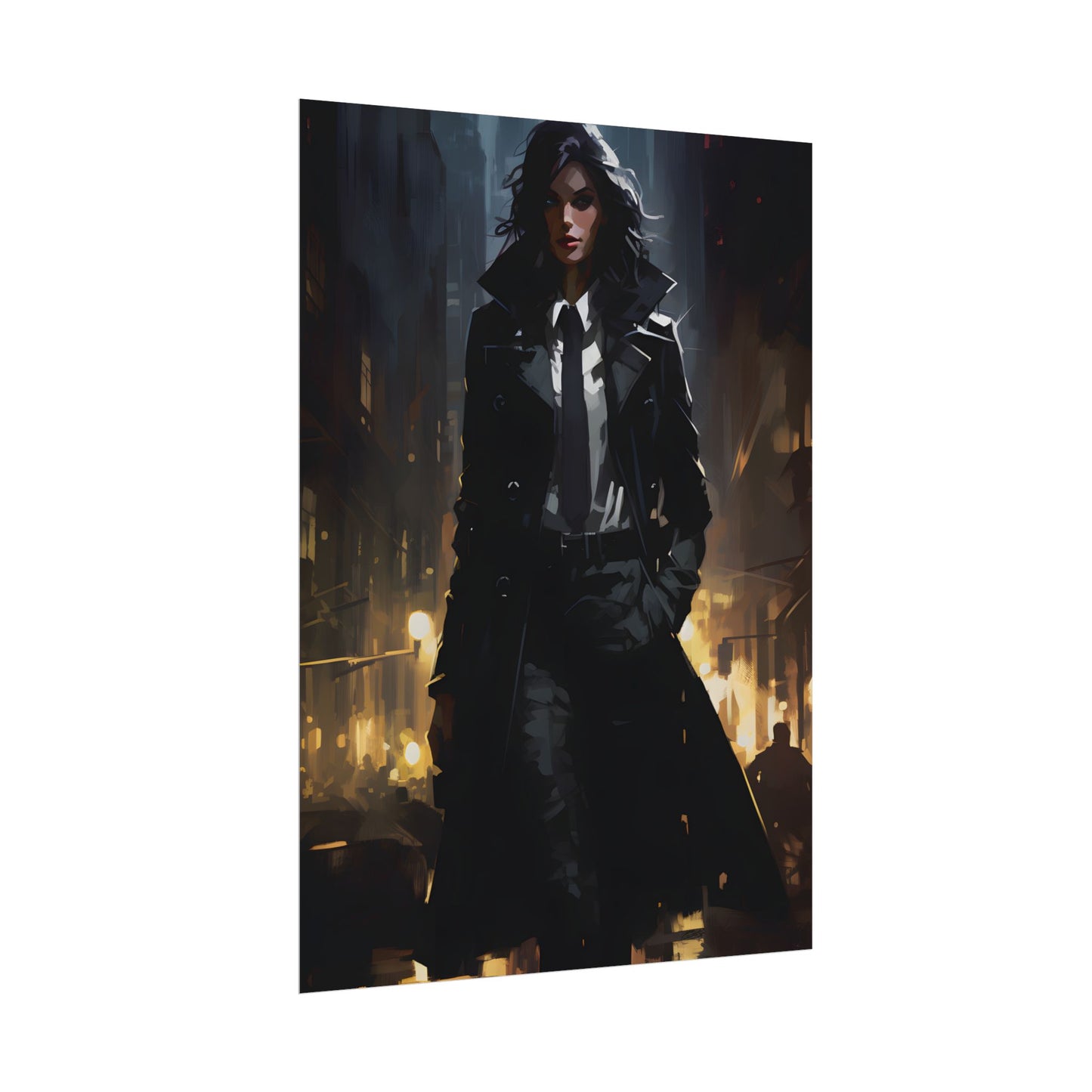 Urban Fantasy Detective: Mystery in City Streets - Poster