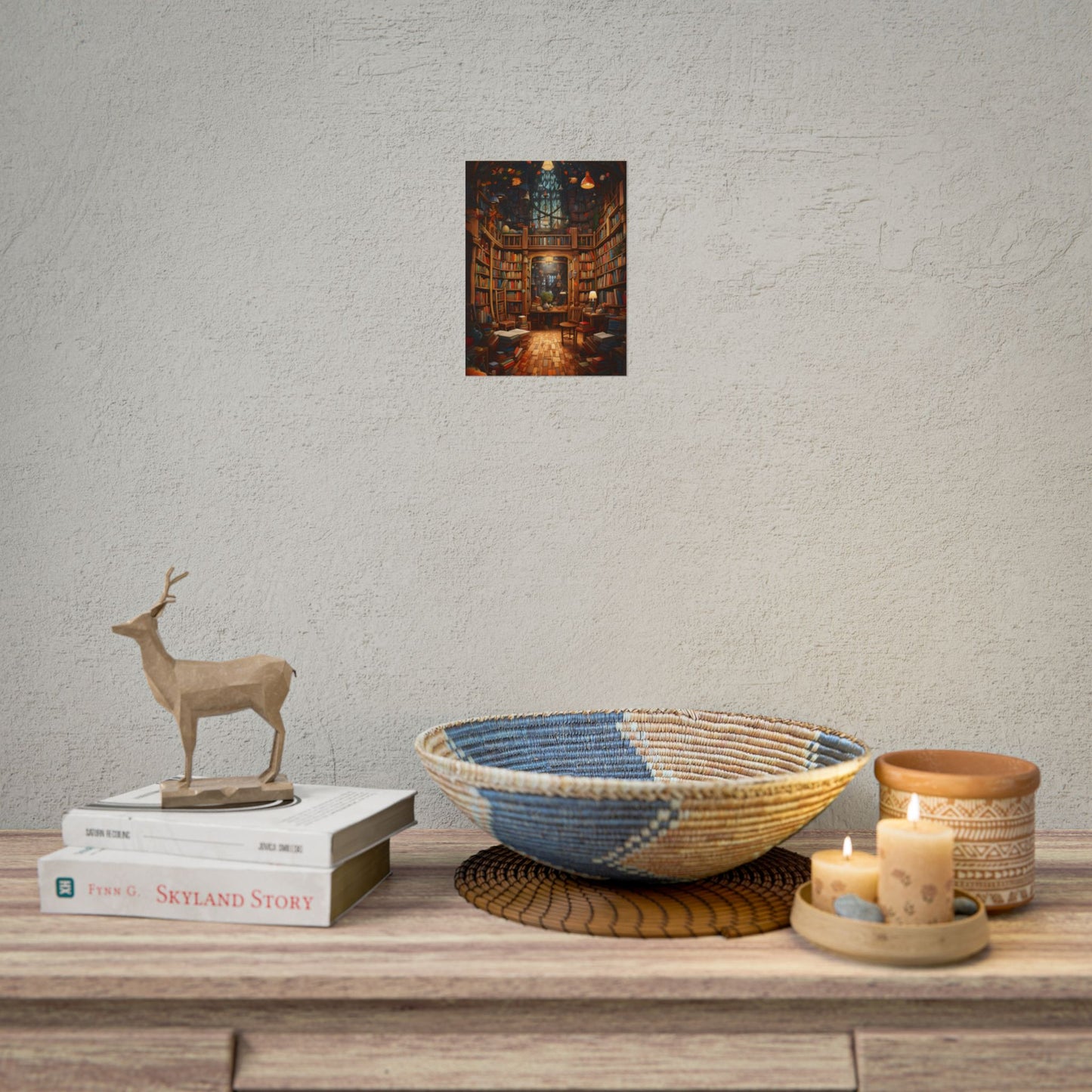 Charming Magical Bookshop: Cozy Book Lover's Paradise - Poster