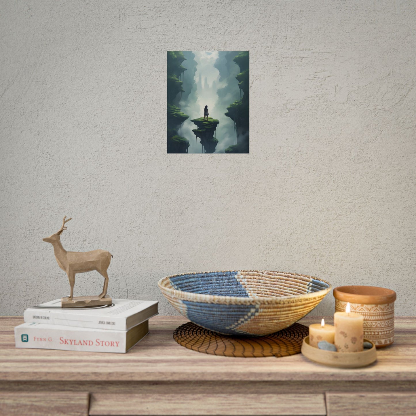 In Conversation: Indoor Portrait Artwork - Poster