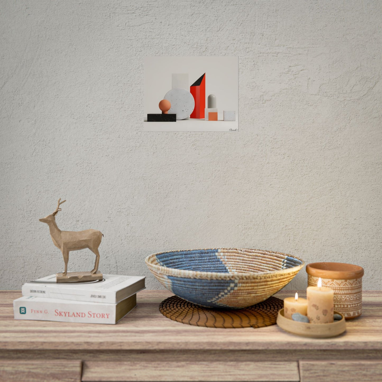 Minimalist Geometric Design: Modern Accessory Artwork - Poster