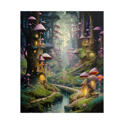 Enchanted Forest Adventure: Vibrant Artwork of Six Brothers - Poster