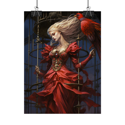 Guardian of Silence: Digital Art - Poster