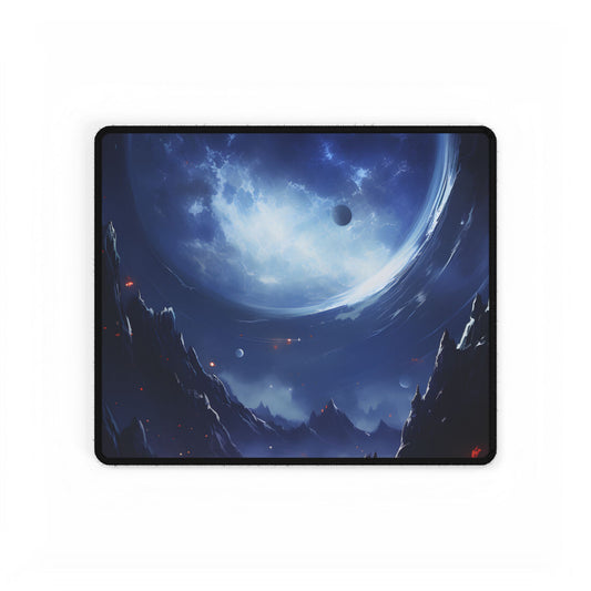 Cosmic Encounter: Black Hole Space Art - Desk Mat