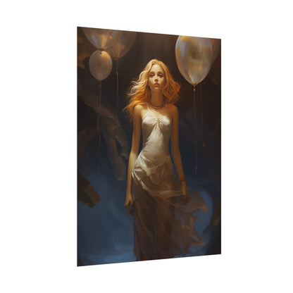 Candid Moment: Person in Nature, Lost in Thought - Poster