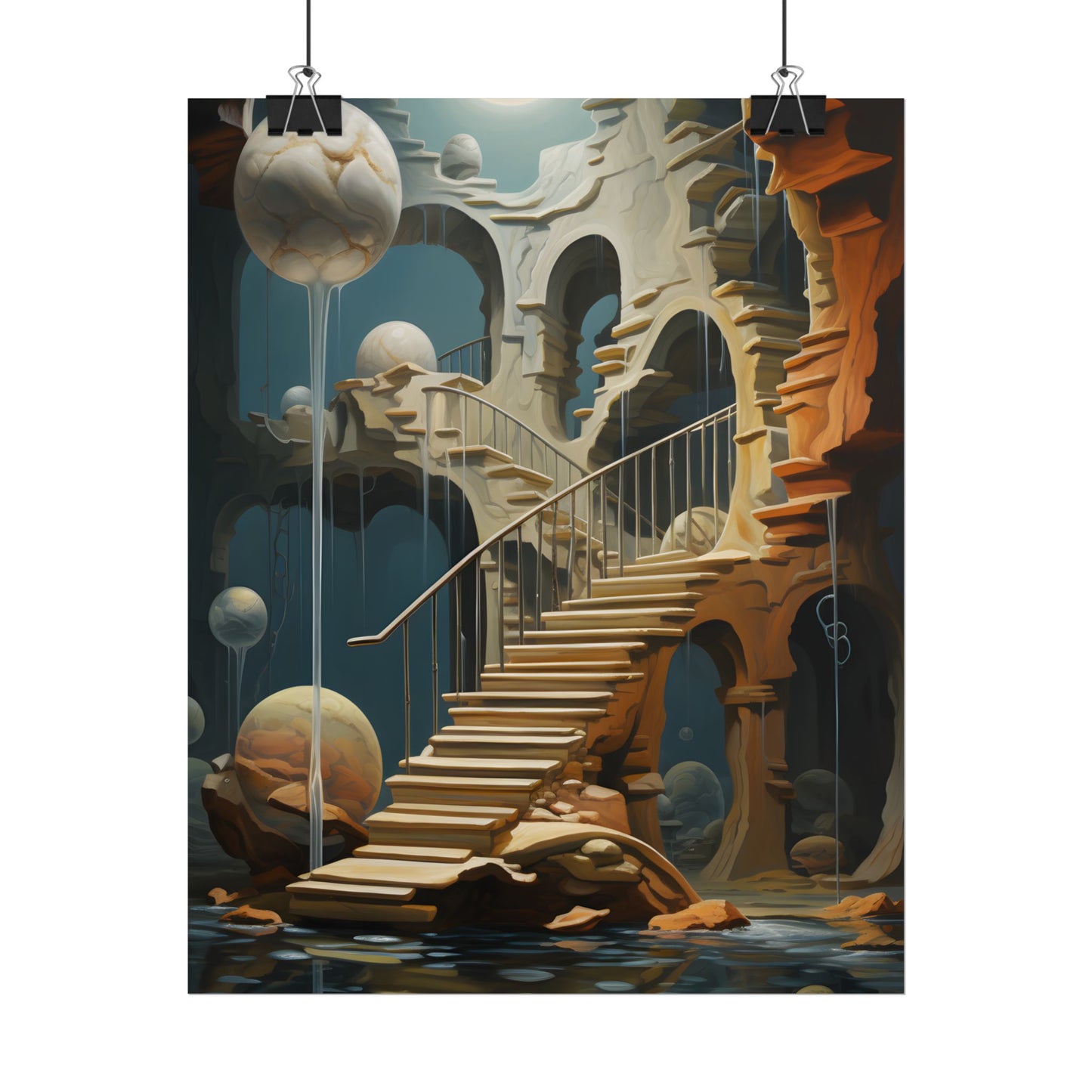 Person in Urban Oasis: Outdoors Artwork - Poster