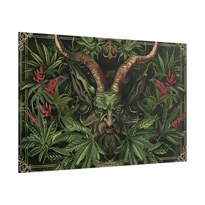 Victorian Devil: Dark Ominous Illustration - Poster
