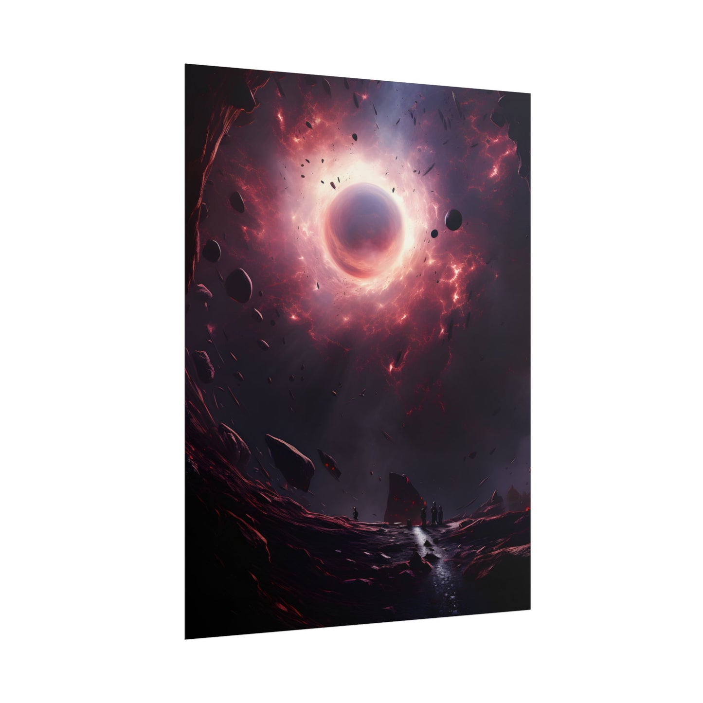Cosmic Black Hole: Massive Planet in Stellar Orbit - Poster