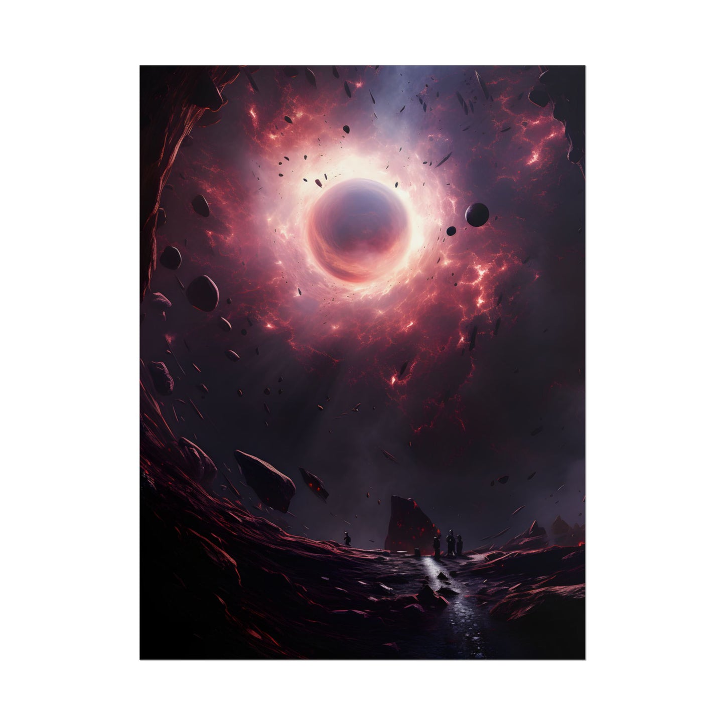 Cosmic Black Hole: Massive Planet in Stellar Orbit - Poster
