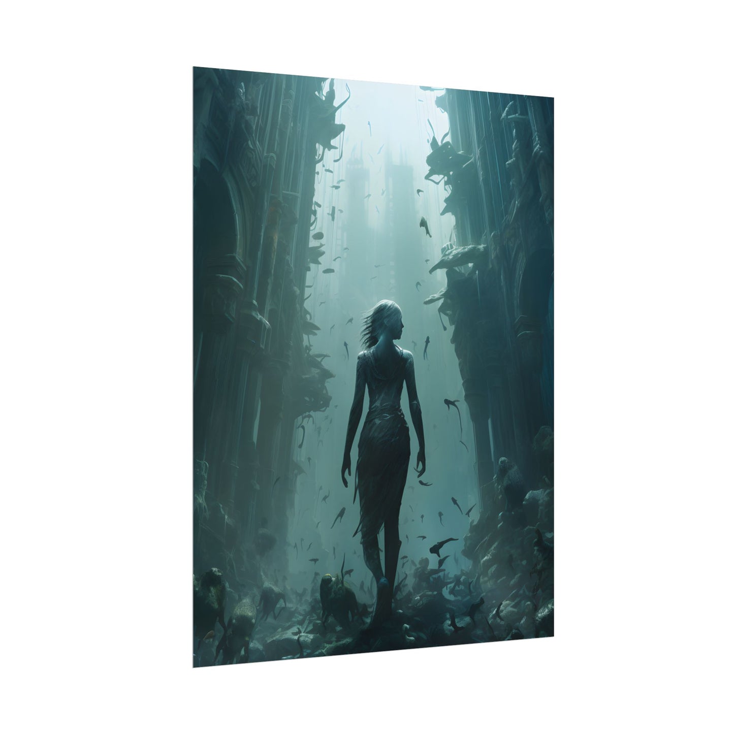 Ancient Underwater City: Hidden Ruins - Poster