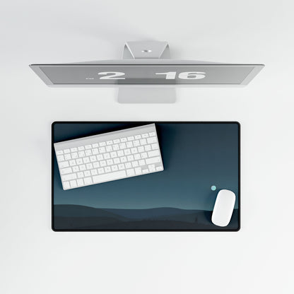 Minimalist Night Sky: Ethereal Stars Artwork - Desk Mat