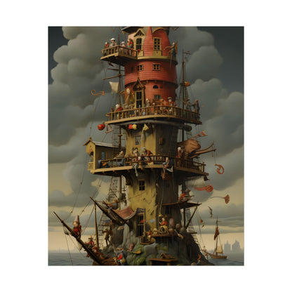 Swashbuckling Time Travelers: A Crew of Pirate Adventurers - Poster