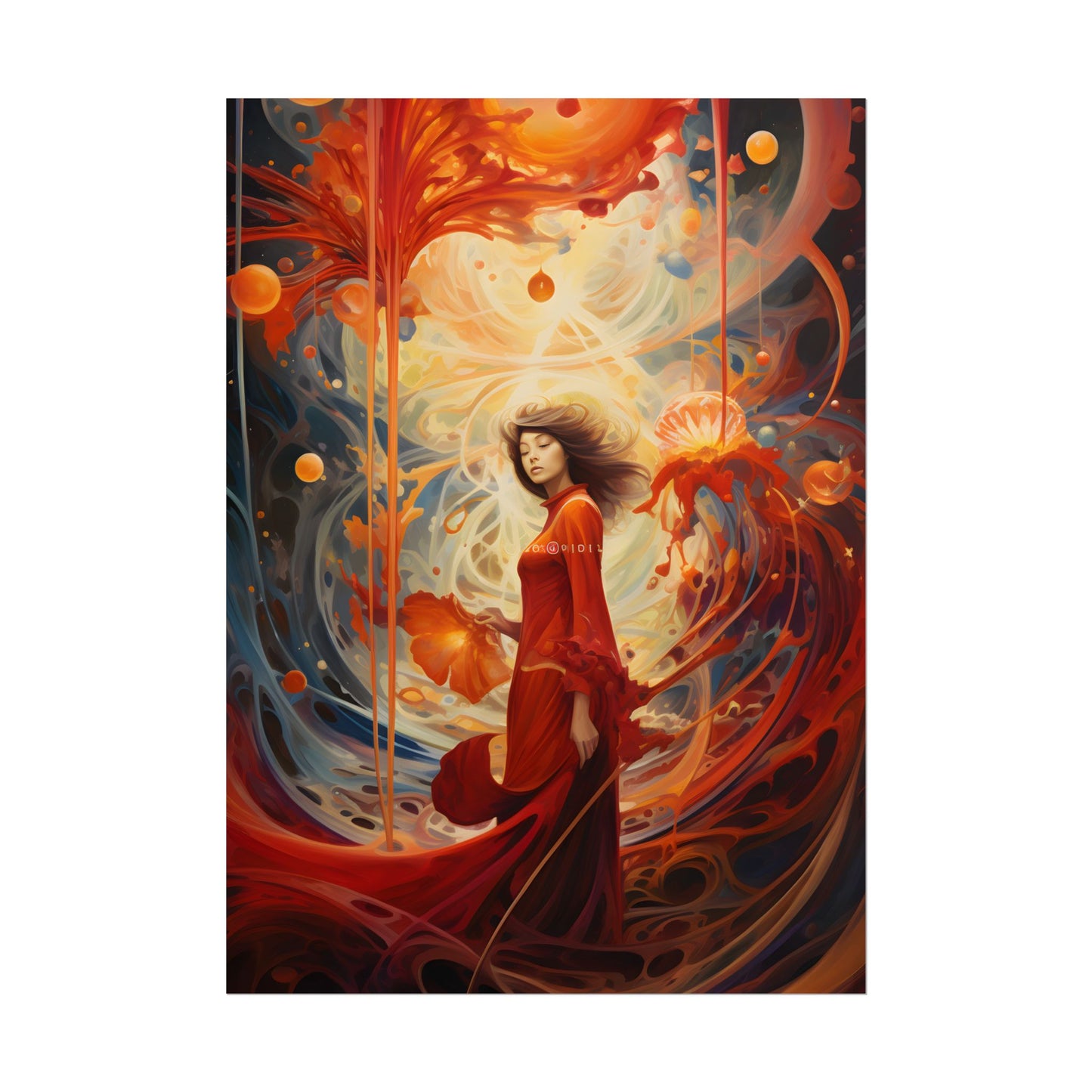 Stellar Gallery: Cosmic Abstract Art Collection - Poster