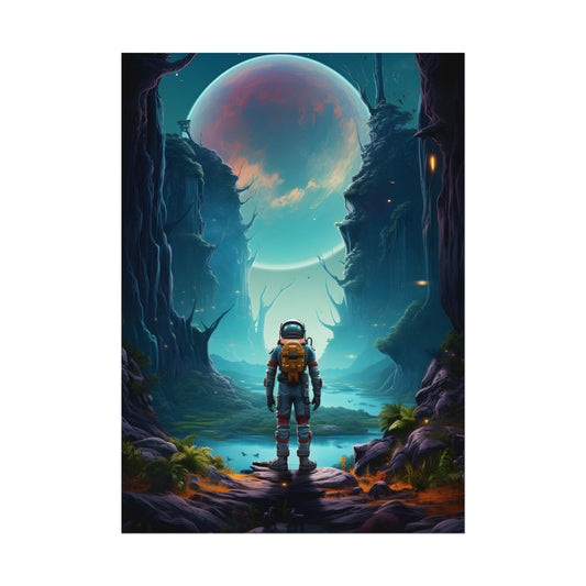 Futuristic Wilderness Explorer: Solo Sci-Fi Adventure - Poster