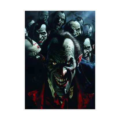 Mischievous Vampires: Gothic Group Artwork - Poster