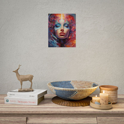 Vibrant Celestial Art Gallery: Wide Angle Shot - Poster