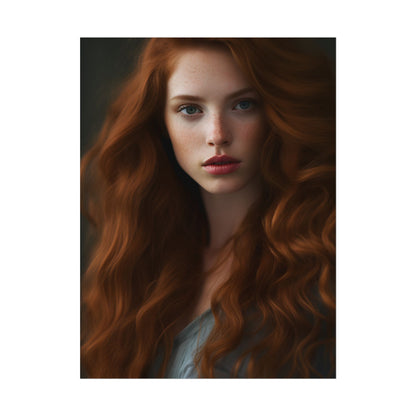 Redheaded Woman: Natural Beauty - Poster