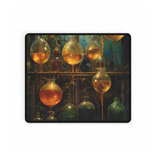Vigors and Plasmids: Mysterious Lab Equipment Artwork - Desk Mat