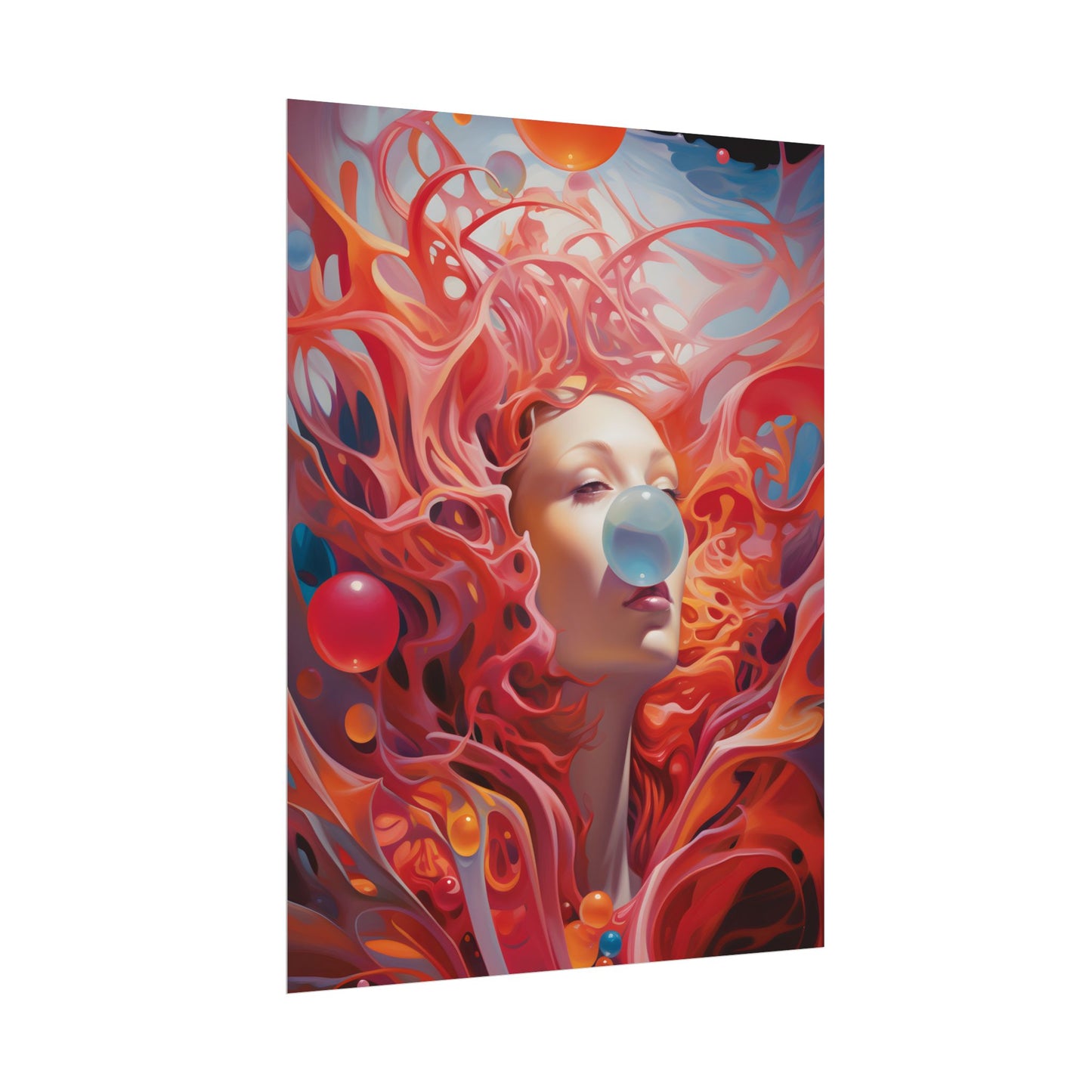 Celestial Landscape: Peaceful Skies and Waterfront Serenity - Poster