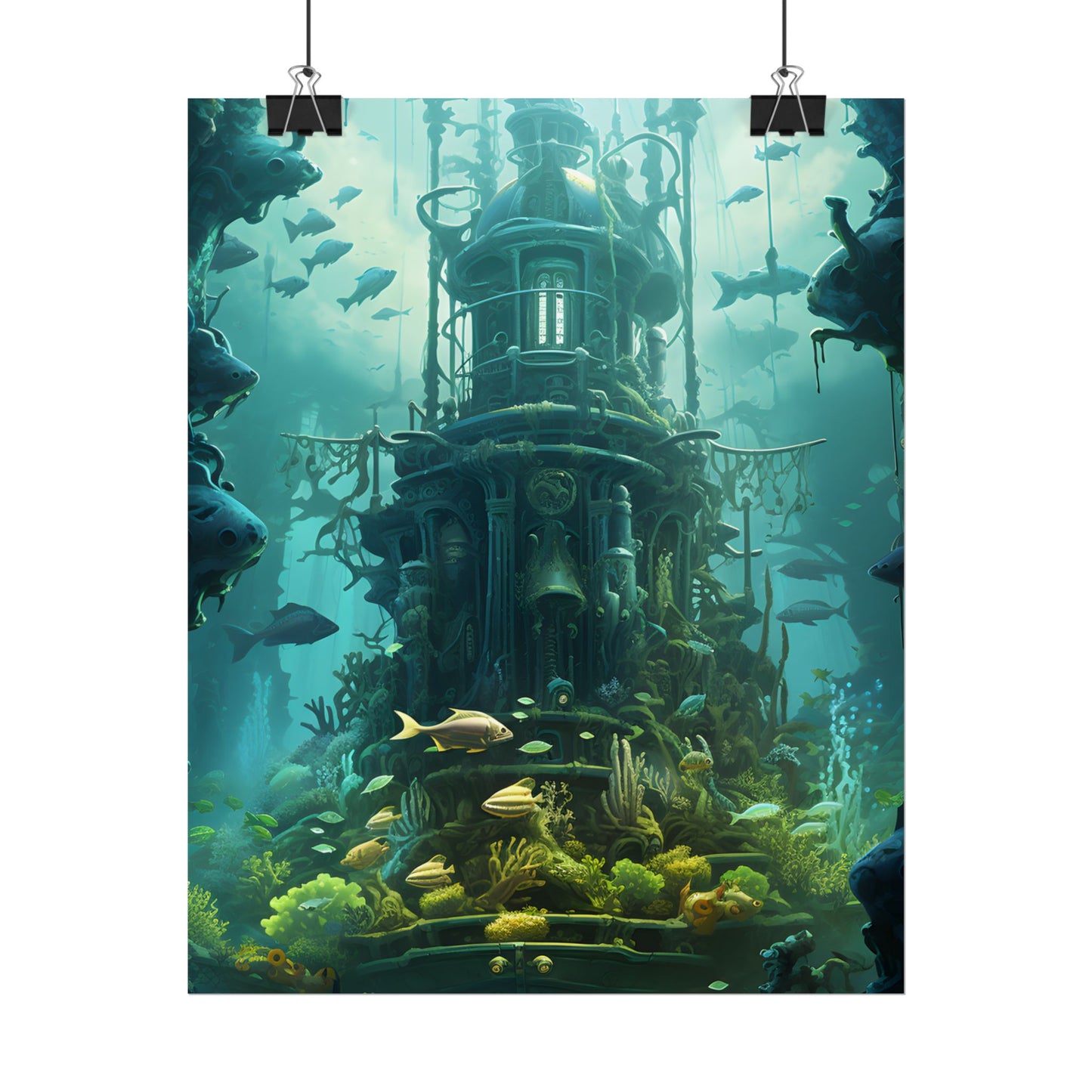 Steampunk Underwater Odyssey: A Submersible Adventure - Poster