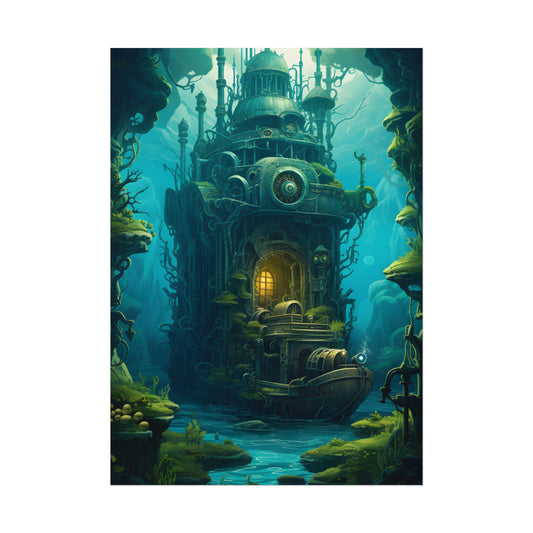 Steampunk Underwater Odyssey: Nautilu's Quest - Poster
