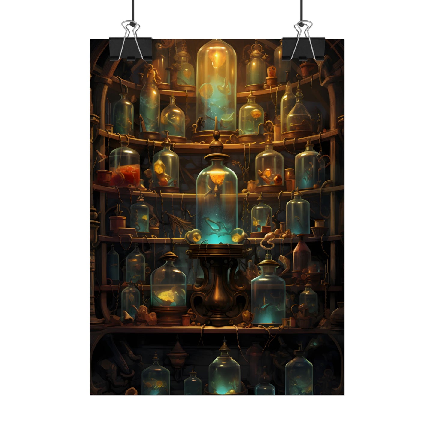 Lab Curiosities: Mysterious Research Space Artwork - Poster