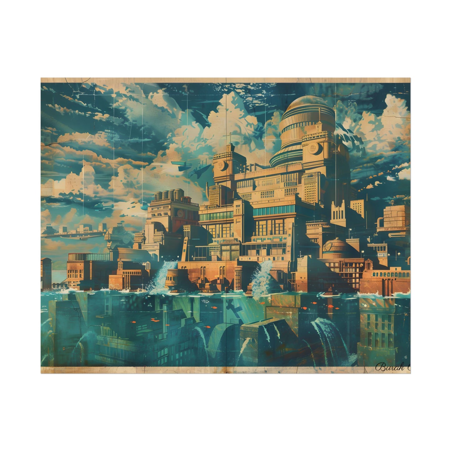 Vintage Travel Poster: Explore The Underwater Destination - Poster
