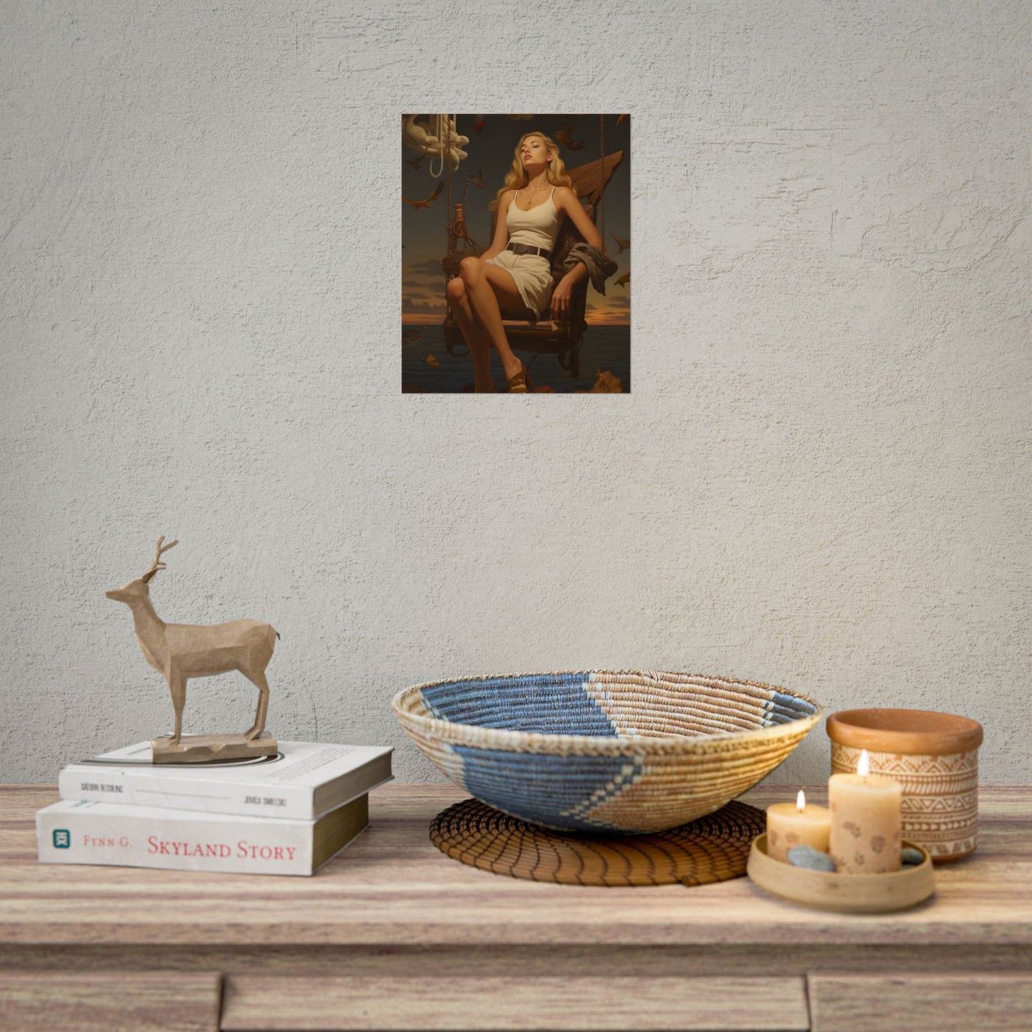 A Gentle Grip: Close-Up Photography Art - Poster
