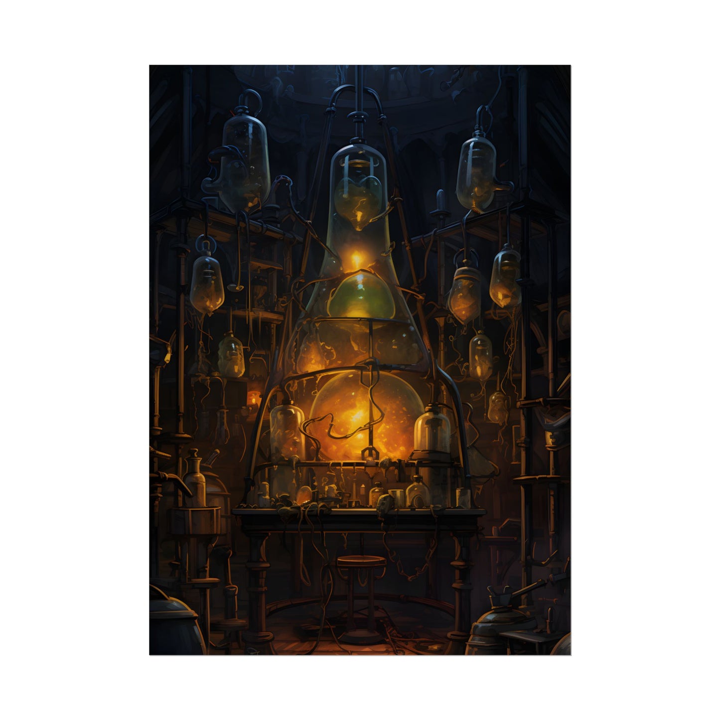 Mysterious Lab: Scientific Secrets in Darkness - Poster